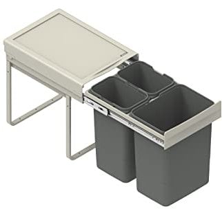 RECYCLE BIN PULL OUT KITCHEN WASTE BIN 400MM - 40 LTR (JC-601) by REJS