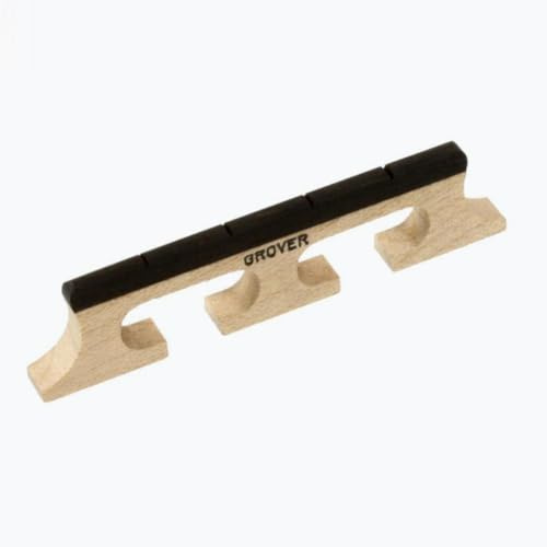 4-Str Grover Banjo Bridge #71 5/8 Tall Ebony Top 3 Leg Allparts BJ-0512-0E0