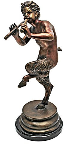 Design Toscano Pan, Griechischer Gott des Waldes, Statue: Mittel