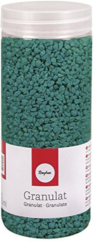 Rayher 39342404 Granulat, 2-3mm, Dose 475ml, türkis