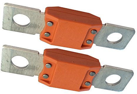 eXODA Starkstrom-Sicherung 2x 150A für Big Fuse Schmelzsicherung Orange