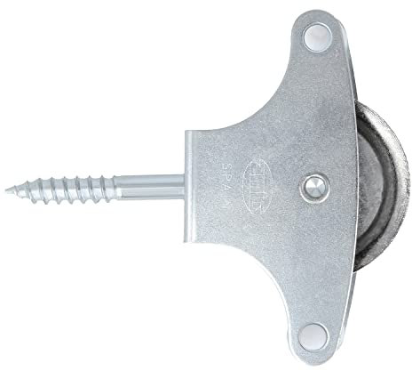 Amig - Stahl Umlenkrolle 200x150mm | Platzsparend & Unauffällig | Wandmontage für Innenhöfe & Balkone | Widerstandsfähige Stahlrolle 39mm | Einfache Installation, Bunt, 40 MM, Edelstahl