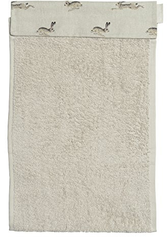 Sophie Allport - Hare Roller Hand Towel, 100% Cotton, Hard Wearing & Absorbent Kitchen Towel Accessory