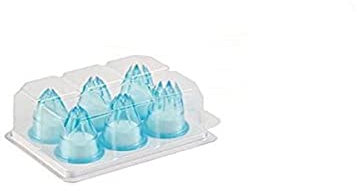 Silikomart 73.101.99.0096 BPC6A Coffret de 6 Douilles Polycarbonate, Transparente