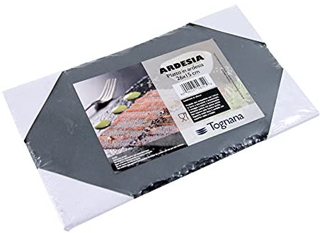 Tognana Porcellane R392038ARDE Rettangolare Pietra Grigio 1pezzo(i) Piatto Piano