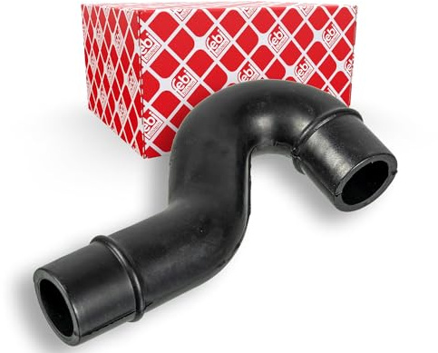 febi bilstein 17808 Entlüftungsschlauch für Kurbelgehäuse, 1 Stück | Kompatibel mit: AUDI 100 C3 Avant, 100 C3 Stufenheck, 80 B2 Stufenheck, 80 B3 Stufenheck, VW PASSAT B2, PASSAT B2 Stufenheck