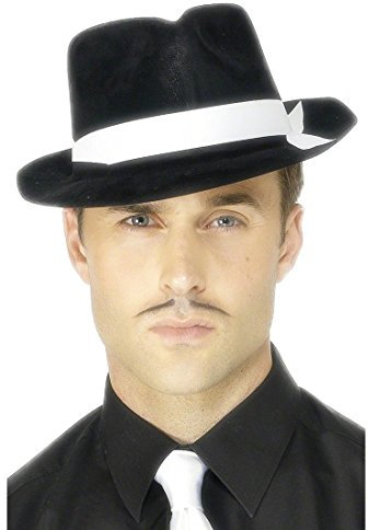 R.H.Smith & Sons Mafia Hut schwarzer Hut Gangsterhut Al Capone Hut Mafiahut