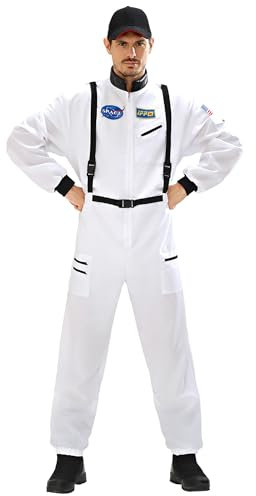 W WIDMANN MILANO Party Fashion - Kostüm Astronaut, Raumanzug, Overall, Weltall, Spaceman, Raumfahrer, Faschingskostüme