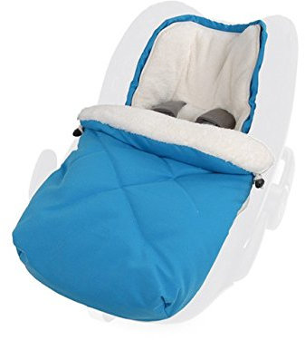 Priebes Babyschalenfußsack Conny - das kleine Winterfußsäckchen, Winterfußsack Babyschale, 100% Baumwolle, Fußsack atmungsaktiv