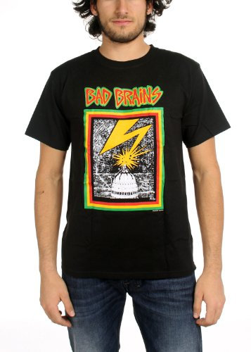 Bad Brains Capitol Black T-Shirt adulte, X-Large, Black