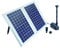 Pontec 43326 PondoSolar 1600, schwarz - Wasserspielset mit leistungsstarker Fontänenpumpe, Solarstromsystem, Solarwasserspielpumpe