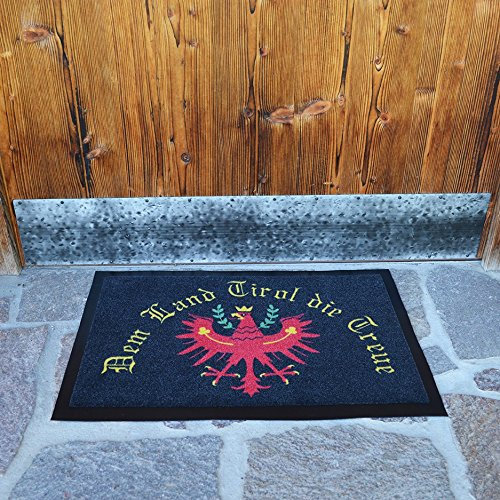 WohnDirect Fußmatte Tirol – Fussmatte Innen rutschfest und waschbar – Schmutzfangmatte/Fussabtreter/Fussabstreifer 50x70 cm