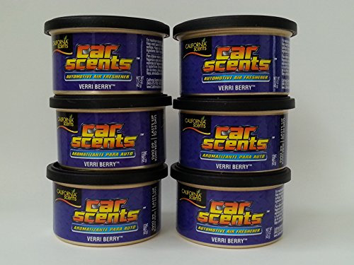 Car Scents California Verri Berry Lufterfrischer 6er Sparpack - Set