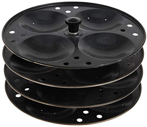 Tabakh Non-Stick 4-Plates Racks Idly Stand, 16 Idlis