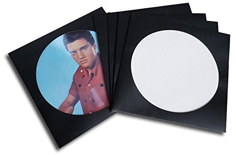 LP Schallplatten Picture Cover schwarz Protected (25 Stück)