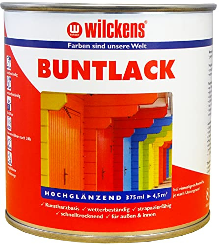Wilckens Kunstharz Buntlack für Innen und Außen, hochglänzend, 375 ml, RAL 1001 Beige