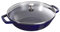 STAUB Wok 30 cm, Gusseisen, Induktionsgeeignet, dunkelblau