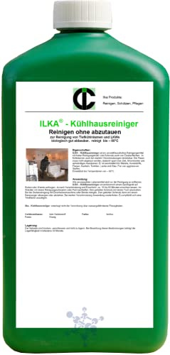 ILKA® - Kühlhausreiniger ohne abtauen bis -60°C | 20L | Reiniger für Wände und Böden in Kühlzellen Kühltheken Kühlhäuser Tiefkühlräume Tiefkühl- und Gefrierschränke usw.