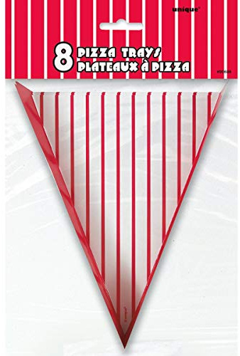 Unique Party Paper Pizza Trays, 8ct