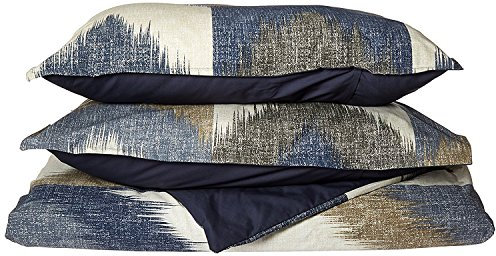 INK + IVY Alpine Bettbezug-Set, Marineblau, Full/Queen