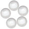 Dophee 100Pcs Crystal Clear Runde Cabochons Flache Rückseite Glaskuppel für DIY Schmuckherstellung 10mm