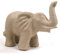Décopatch SA108O Träger S aus Pappmaché, Elefant, 21 x 12 x 17 cm, zum Verzieren, Kartonbraun