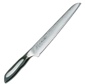 TOJIRO Flash langes Brotmesser 240mm DAMASTSTAHL