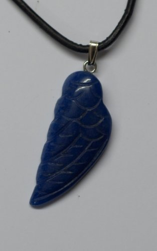 Edelstein-Anhänger, Engelsflügel Blauquarz