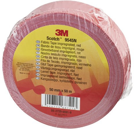 Scotch 9545N R50 Gewebeband, 1 Rolle, 50 mm x 50 m, rot