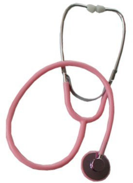 Flachkopf-Stethoskop Nurse Stethoskop In Pink Leicht und Sparsam Single Head