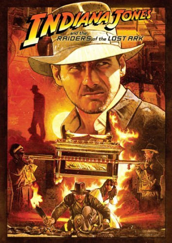 Indiana Jones - Jäger des verlorenen Schatzes - Klassiker Film - harrison ford - A3 Film movie poster - Druck - Bild - art