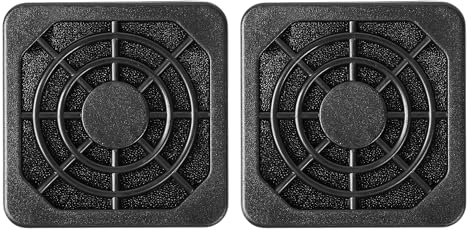 sourcing map 2 Pack Plastic Dustproof PC Computer Fan Dust Filter Grill Guard Mesh Cover for 40mm PC Case Fan