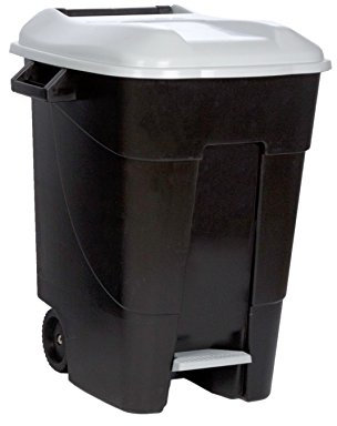 Tayg 421006 Eco - Contenedor de Residuos Eco con Pedal, color Gris, 100 L