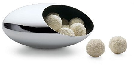 Philippi Naschschale COCOON - 16-teilig, braun oder beige, Modern, Mikrowellengeeignet, Glas, Kokosnuss-Schale, Schale