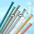 ALU TELESKOPSTANGE MINI 45-65 cm SILBER MATT DUSCHVORHANGTANGE KLEMMSTANGE ** EXTRA KURZ ** JETZT GANZ NEU ** 45-65 cm SPRING SHOWER ROD!
