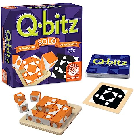 MindWare Q-bitz Solo Visual Puzzle Game