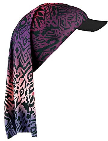 P.A.C. Visor Borwa Multifunktionstuch - Coolmax Schlauchtuch, Kopftuch, Stirnband, Mütze, Kappe, Unisex, Neoprenschild