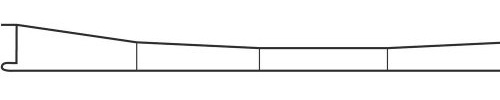 H0-H0m SO Fahrdraht 450mm, 5er Set Offen