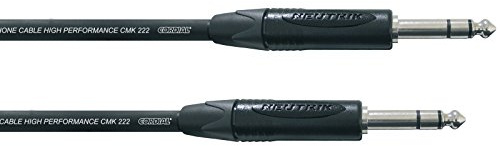 Cordial CPM 7 VV Stereoklinkenkabel 7 m - Stereo-Patchkabel - 7 m - Kabel - Neutrik-Stecker - für Mikrofon, Instrument, Licht oder Datenkomponenten