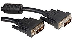 ROLINE DVI Connection Cable DVI-D 24+1pin Male 3.00m Black 11.04.5535 Shielded Screw DVI