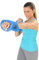 Aqua Kickbox Handschuhe blau Training Aquagym Aquatraining Wassersport Gr. L