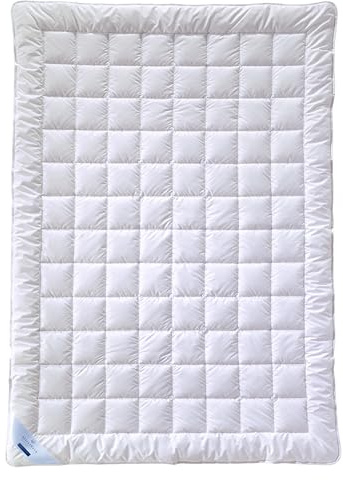 Billerbeck 5106550004 Decke E40 Wash Cotton Superlight, circa 155 x 220 cm, Weiß