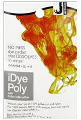 Jacquard Ipoly - Tinte para tela, 14 g, color naranja