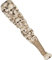 Boland- Mazza con Teschi Skull Club in Plastica per Adulti, Bianco, Taglia Unica, 72097