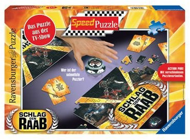 Ravensburger 15131 - Speed Puzzle: Schlag den Raab - 2 x 81 Teile