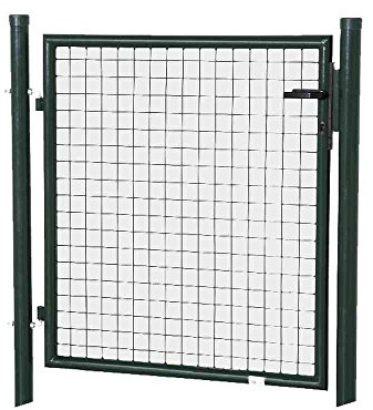 Universal-Gartentor 1000 x 1000 grün Aktion 50x50 RAL6005 Rundrohr