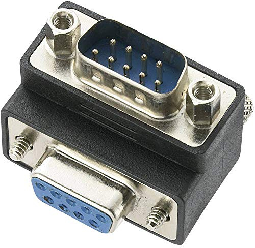 Renkforce Seriell Adapter [1x D-SUB-Stecker 9pol. - 1x D-SUB-Buchse 9pol.] Schwarz