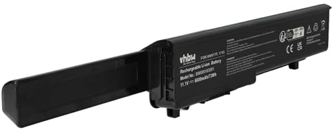vhbw 1x Akku kompatibel mit Dell Studio 1747 | 1749, P02E, 17, 1745 Notebook (6600 mAh, 11,1 V, Li-Ion)