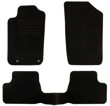 DBS - Tapis de Voiture - sur Mesure pour 206/206 SW/206+ (1998 à 2013) - 3 pièces - Tapis de Sol antidérapant pour Automobile - Moquette Classic