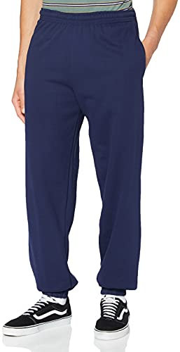 Fruit of the Loom Pantalon de Sport Jogging pour Homme, Bleu Marine, XXL